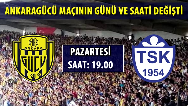 Ankaragücü gece maçı oynayacak