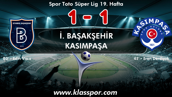 İ. Başakşehir 1 - Kasımpaşa 1