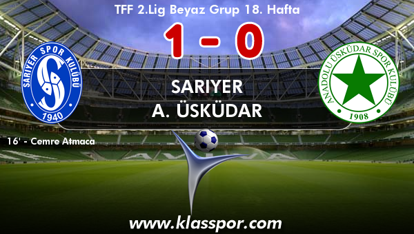 Sarıyer 1 - A. Üsküdar 0