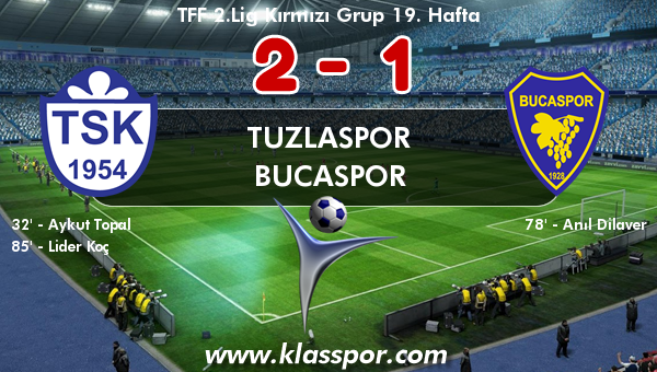 Tuzlaspor 2 - Bucaspor 1