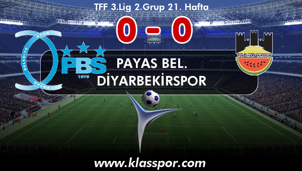 Payas Bel. 0 - Diyarbekirspor 0