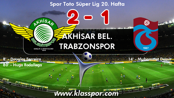 Akhisar Bel. 2 - Trabzonspor 1