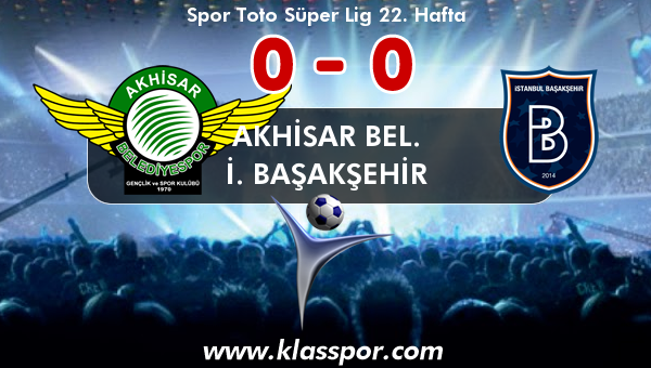 Akhisar Bel. 0 - İ. Başakşehir 0