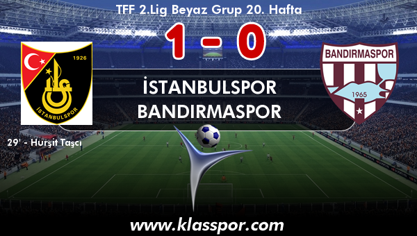 İstanbulspor 1 - Bandırmaspor 0