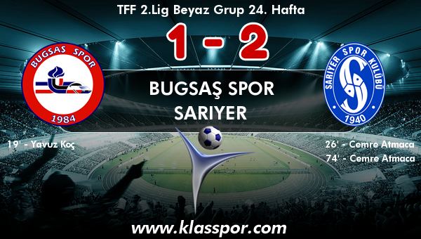 Bugsaş Spor 1 - Sarıyer 2