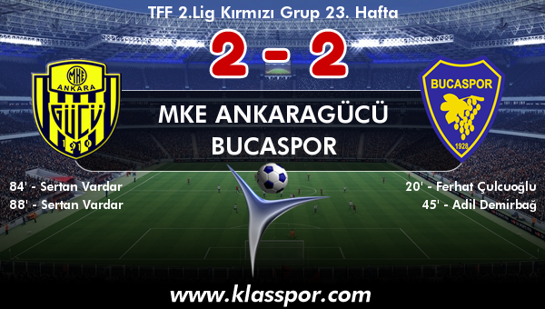 MKE Ankaragücü 2 - Bucaspor 2