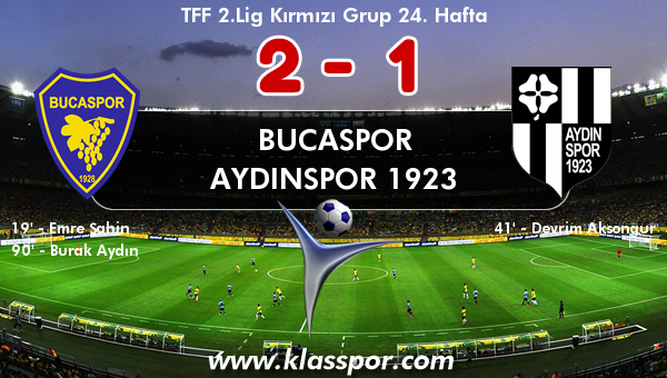 Bucaspor 2 - Aydınspor 1923 1