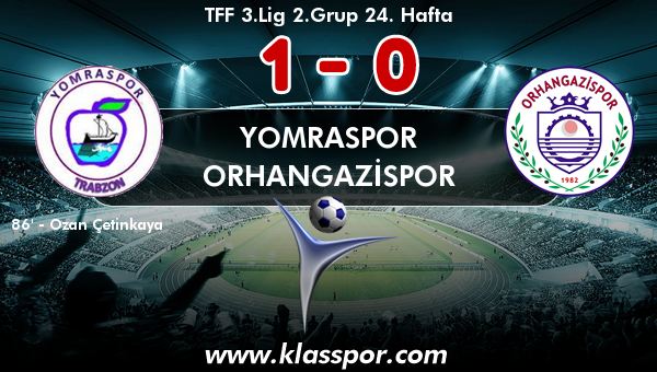 Yomraspor 1 - Orhangazispor 0