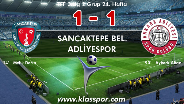 Sancaktepe Bel. 1 - Adliyespor 1