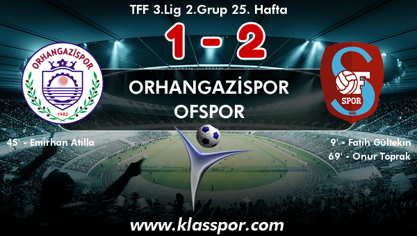 Orhangazispor 1 - Ofspor 2