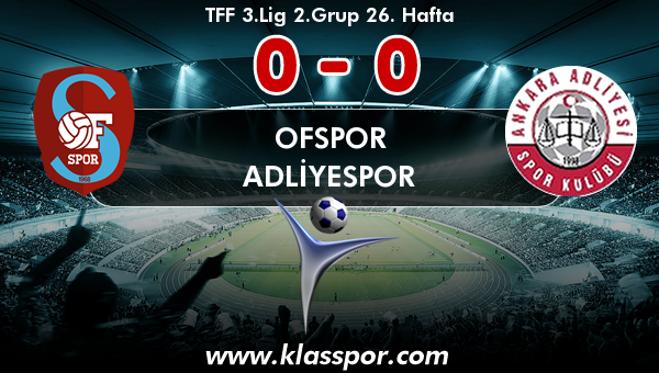 Ofspor 0 - Adliyespor 0