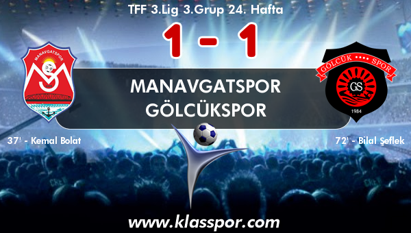 Manavgatspor 1 - Gölcükspor 1