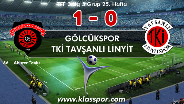 Gölcükspor 1 - TKİ Tavşanlı Linyit 0