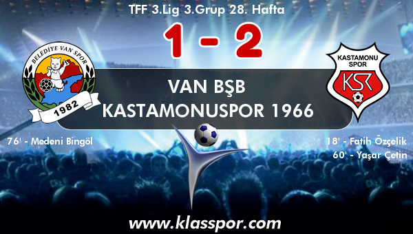 Van BŞB 1 - Kastamonuspor 1966 2