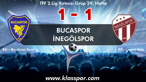 Bucaspor 1 - İnegölspor 1