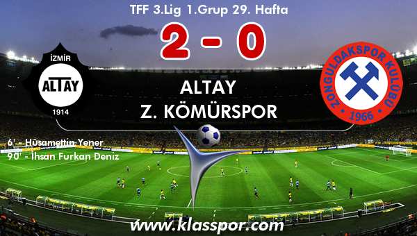 Altay 2 - Z. Kömürspor 0