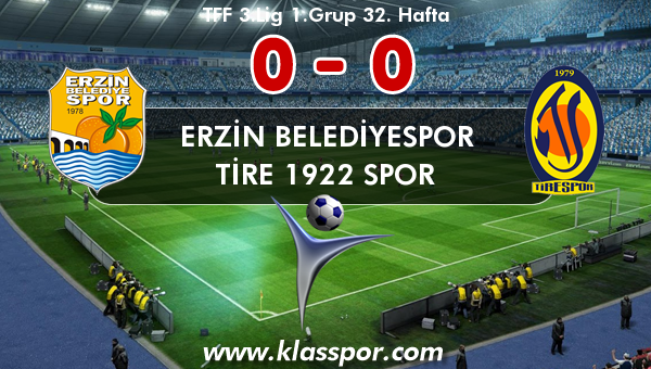 Erzin Belediyespor 0 - Tire 1922 Spor 0