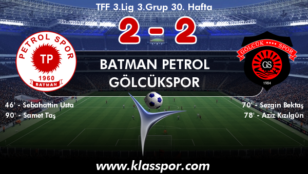 Batman Petrol 2 - Gölcükspor 2