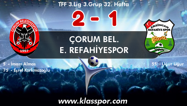 orum Bel. 2 E. Refahiyespor 1