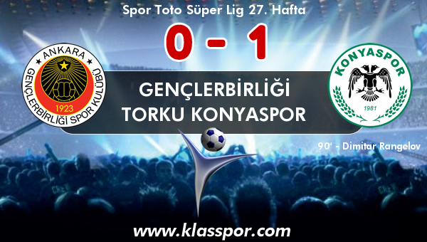 Gençlerbirliği 0 - Torku Konyaspor 1