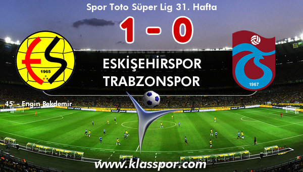 Eskişehirspor 1 - Trabzonspor 0