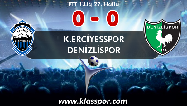 K.Erciyesspor 0 - Denizlispor 0