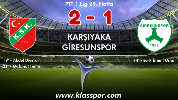 Karşıyaka 2 - Giresunspor 1