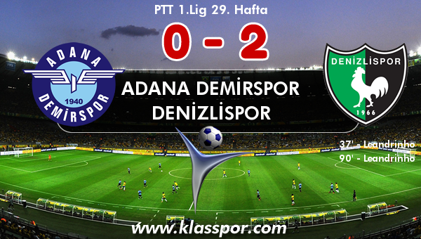 Adana Demirspor 0 - Denizlispor 2