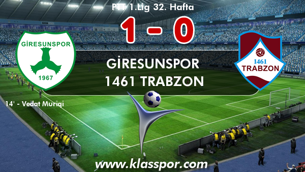 Giresunspor 1 - 1461 Trabzon 0