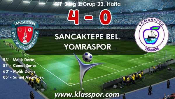 Sancaktepe Bel. 4 - Yomraspor 0