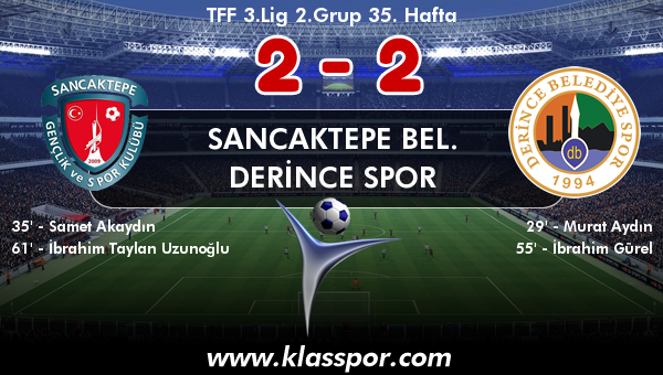 Sancaktepe Bel. 2 - Derince Spor 2