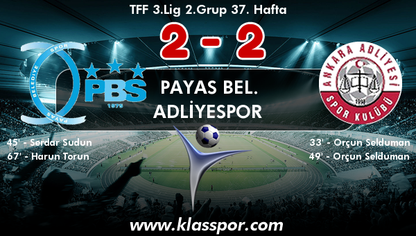 Payas Bel. 2 - Adliyespor 2