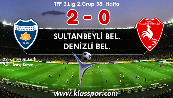 Sultanbeyli Bel. 2 - Denizli Bel. 0