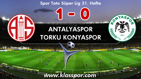 Antalyaspor 1 - Torku Konyaspor 0