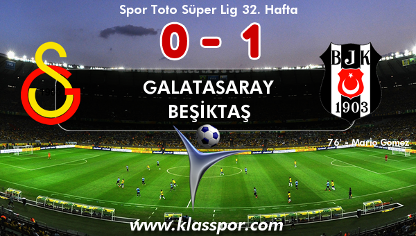 Galatasaray 0 - Beşiktaş 1