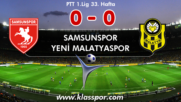 Samsunspor 0 - Yeni Malatyaspor 0