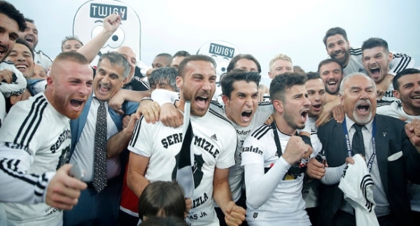 Beşiktaş'ta şampiyonluk sevinci