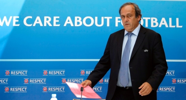 Platini'den istifa kararı