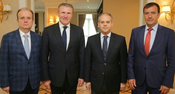 Bakan Kılıç, Sergey Bubka'yı kabul etti