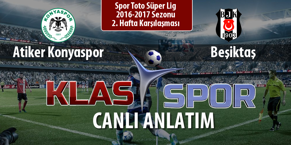 Atiker Konyaspor - Beşiktaş sahaya hangi kadro ile çıkıyor?