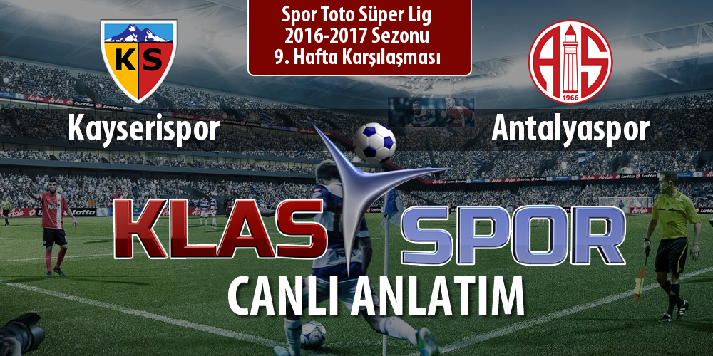 Kayserispor - Antalyaspor maç kadroları belli oldu...