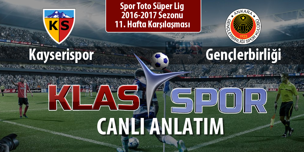 Kayserispor - Gençlerbirliği maç kadroları belli oldu...