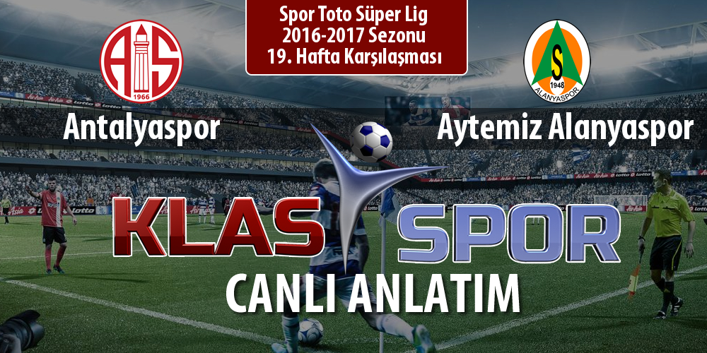 İşte Antalyaspor - Aytemiz Alanyaspor maçında ilk 11'ler