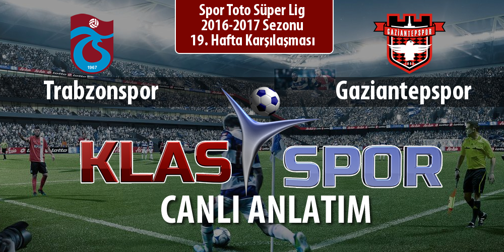 Trabzonspor - Gaziantepspor maç kadroları belli oldu...