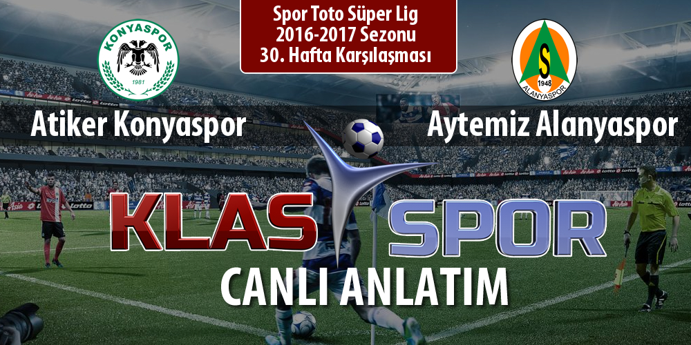 Atiker Konyaspor - Aytemiz Alanyaspor maç kadroları belli oldu...