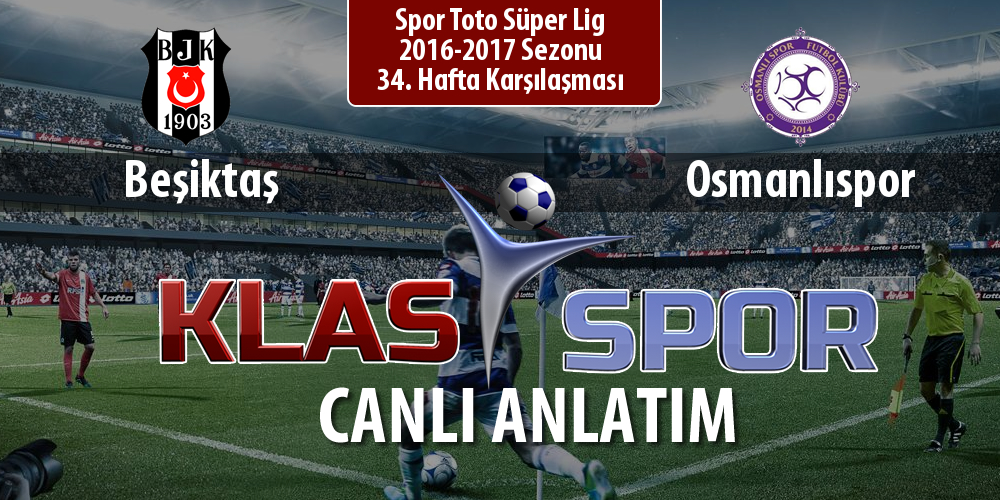 Beşiktaş - Osmanlıspor maç kadroları belli oldu...