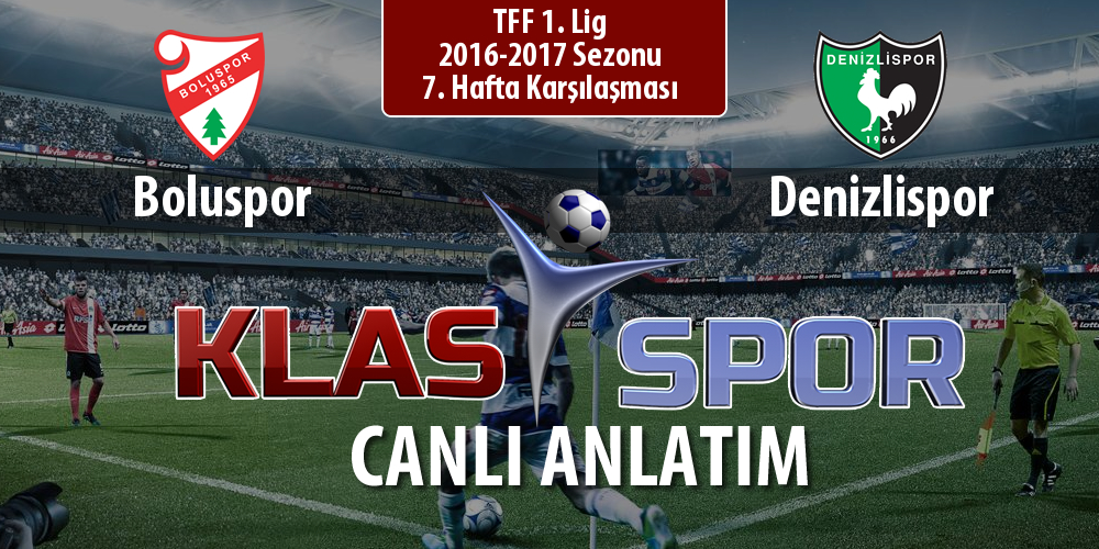 Boluspor - Denizlispor sahaya hangi kadro ile çıkıyor?