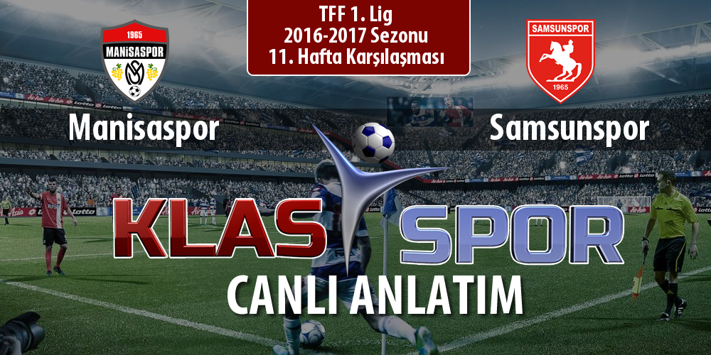 Manisaspor - Samsunspor maç kadroları belli oldu...
