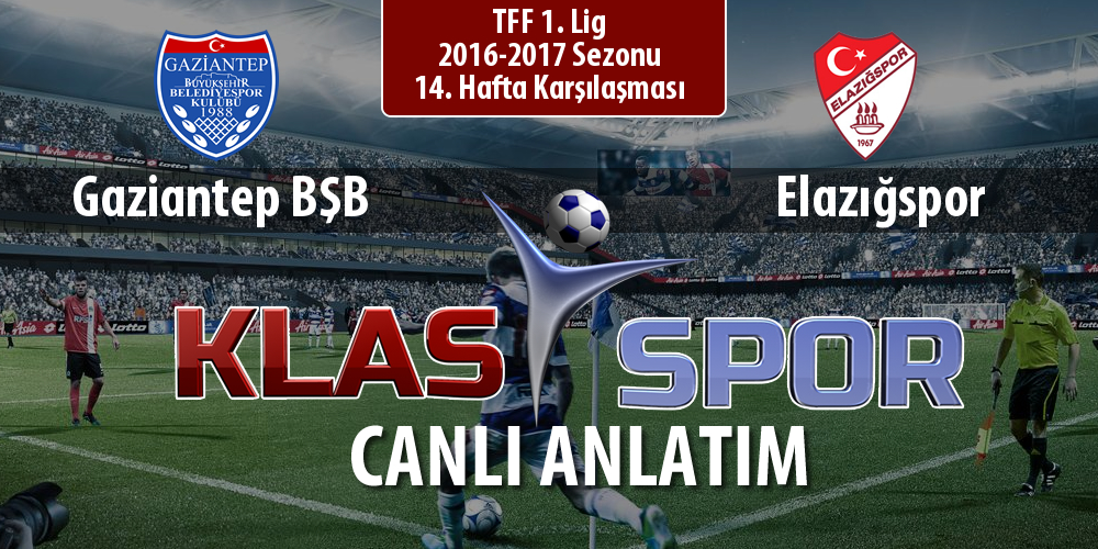 İşte Gaziantep BŞB - Elazığspor maçında ilk 11'ler
