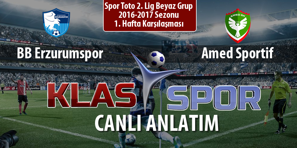 BB Erzurumspor - Amed Sportif maç kadroları belli oldu...
